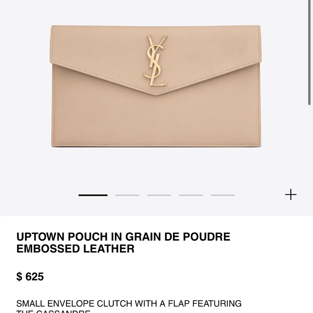 YSL uptown clutch